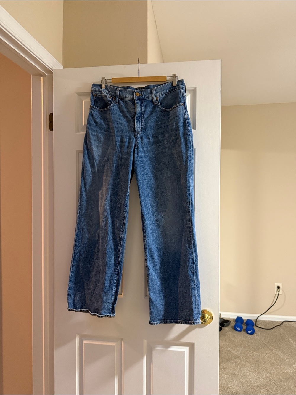 J. Crew Medium Blue Straight-Leg Women's Jeans